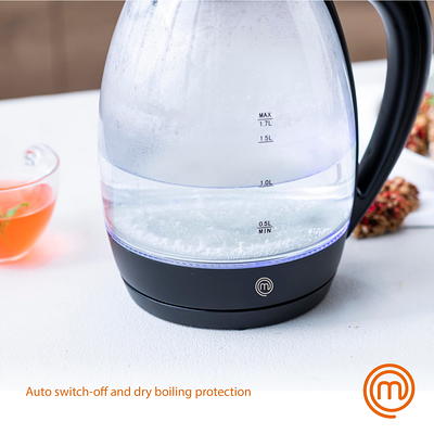 1.8L 1200W Electric Glass Kettle Hot Water Boiler Auto Shut-off