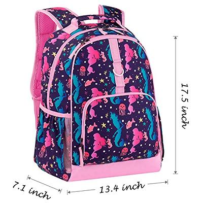 Choco Mocha Girls Lunch Box for School, Butterfly Lunch Bag for Kids, Purple