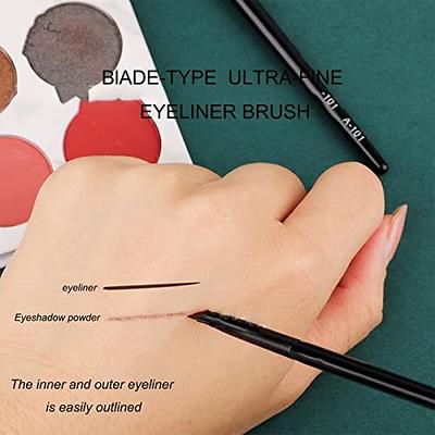 6-inch Sickle Makeup Brush, Blade Eyeliner Brush Brow Brush,Fine