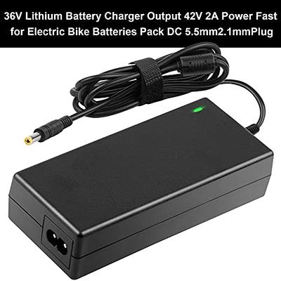 42V 2A Charger Fast Charge Round tip 5.5 x 2.1mm Connector Pls