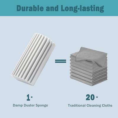 Damp Duster, 3-Pack Magical Dust Cleaning Sponge, Grey - Yahoo Shopping