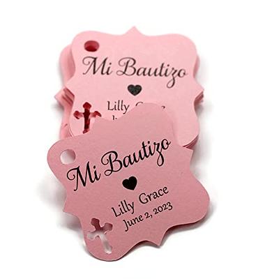 Gold Acrylic Baptism Mirror Tags, Favor Tag, Personalized Custom Name Mi  Bautizo Tags - Yahoo Shopping