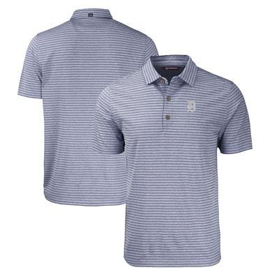 Men's Milwaukee Brewers Cutter & Buck Gray Forge Eco Stretch Recycled Polo