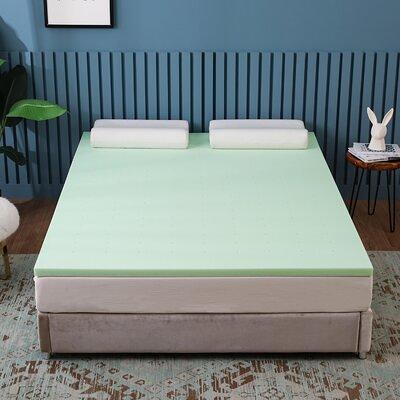 Alwyn Home Twin XL Egg Crate Foam Mattress Topper - Bed Pad for