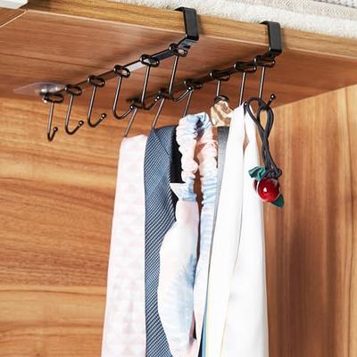 6 Hooks Storage Racks Under Cabinet Hook Cup Holder with Screw