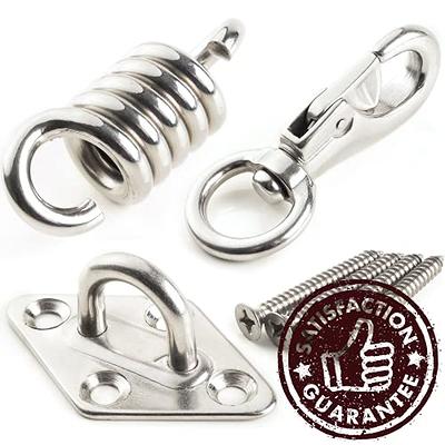  Buelkmag Black Swivel Swing Hook，Heavy Duty Hooks