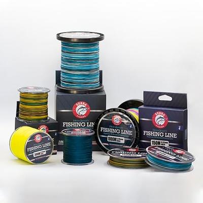  Ashconfish Colorfast Braided Fishing Line- 4 Strands Braided  Lines Fadeless -Abrasion Resistant - Zero Stretch-Smaller Diameter