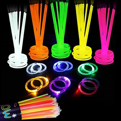 200 Ultra Bright Glow Sticks Bulk - Halloween Glow in The Dark