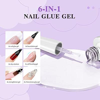 SAVILAND Gel X Nail Kit for Beginner - Long Coffin Nail Tips with 4-in-1  Nail Glue Gel and Nail Lamp Clear Gel X Tips Acrylic Nail Kit Nail  Extensions