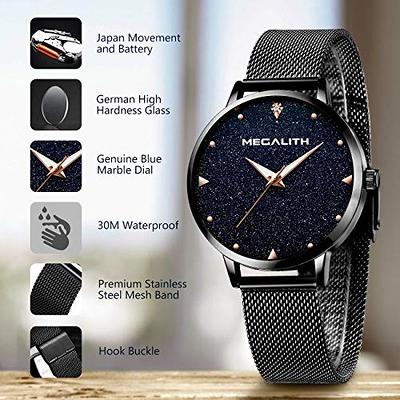 8087M | Quartz Men Watch | Stainless Steel Band | Megalith, Watches for  men, Stainless steel watch