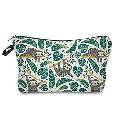 PINKCONA Cosmetic Bags for Women, Cute Floral Makeup Bag, Organizer Storage  Make Up Bag, Travel Toiletry Bags, Handbags Purses (Tulip/Big)