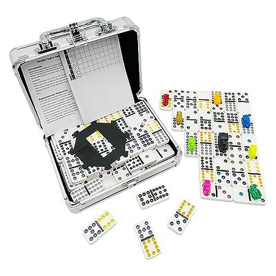 Kovot Dominoes & Racks Set Double-Twelve Includes (91) Tile