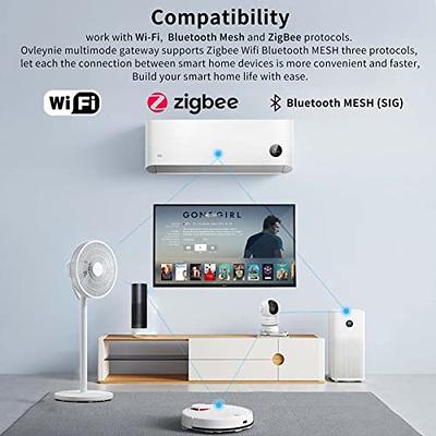 eMylo Zigbee Hub Gateway, 2 in 1 Zigbee 3.0 Bluetooth Tuya Smart Gateway  Work with Smart Life and Tuya APP, Compatible with Alexa and Google