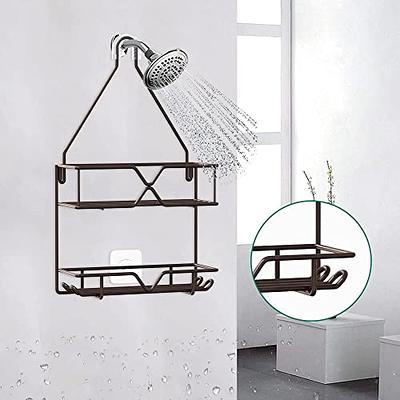 TreeLen Shower Organizer Hanging Shower Caddy over Shower Head Black  Bathroom