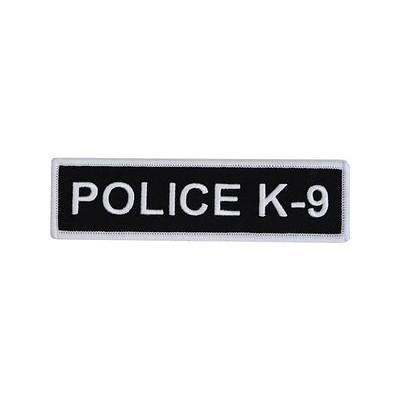 Boss Dog Police K-9 Nylon Dog Harness Velcro Patch, Black & White, Large -  Yahoo Shopping