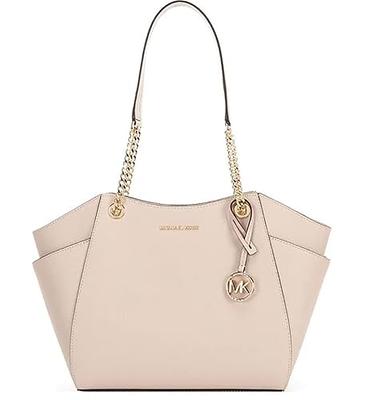 Michael Kors Jet Set Travel Large Chain Shoulder Tote Berry Pink