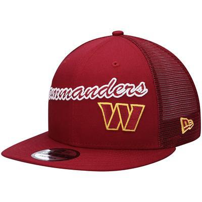 Men's New Era Gold/Burgundy Washington Commanders 2023 Sideline 59FIFTY Fitted Hat