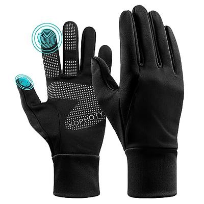  GSG Men Driving Leather Gloves Warm Touchscreen for