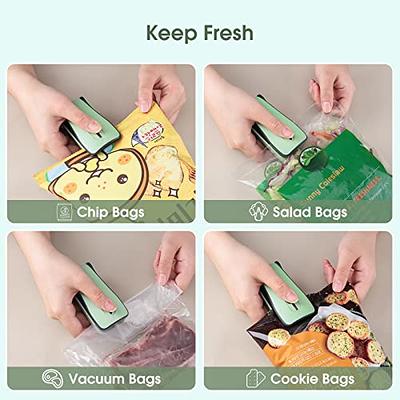 Mini Chip Bag Heat Sealer, Portable Food Sealer, Bag Resealer for Food  Storage, Handheld Sealing Machine for Candy Bag, Pet Food Bag, Snack Bags,  with