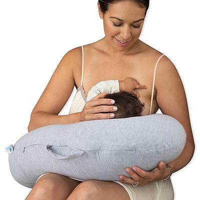  Momcozy Nursing Pillow for Breastfeeding, Original Plus Size  Breastfeeding Pillows for More Support for Mom and Baby, with Adjustable  Waist Strap and Removable Cotton Cover, Grey : Baby