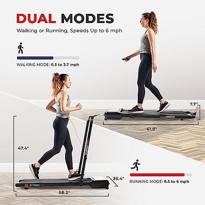  Sunny Health & Fitness Strider Foldable Treadmill, 20