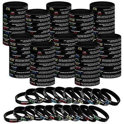 120 Pieces Religious Silicone Wristbands Bulk Bible Palestine | Ubuy