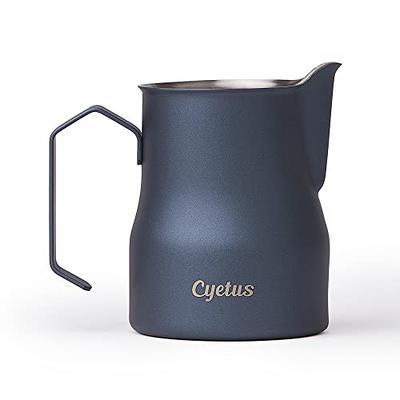 Blue Stainless Steel Milk Frothing Jug - 350ml