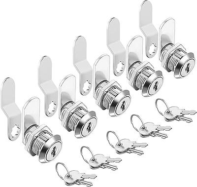 Custom-Cam Locks Cabinet Locks Keyed Alike, 5/8'' Cylinder Length