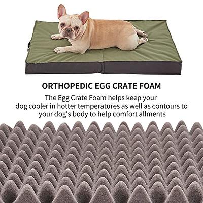 Waterproof Dog Mat For Outdoor Foldable Washable Dog Bed Large