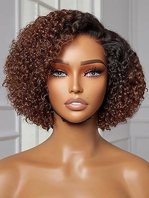  GUSYBG pre plucked wigs long brown wig short natural