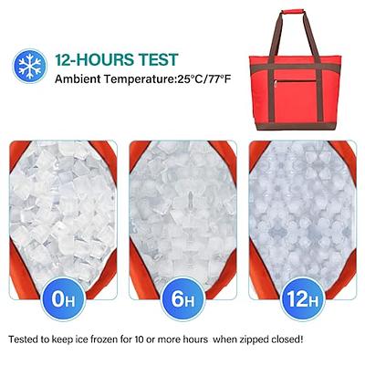 Amazon.com: Superio Hot and Cold Insulated Bags for Food Delivery, Grocery  Shopping Bags, Food Storage for Hot and Frozen Food for Travel, Disposable  Cooler Bag, Reinforced Thermal Lunch Bag (1, 13