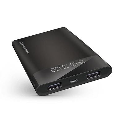 ChargeWorx 10,000 mAh Triple USB Power Bank (Black)