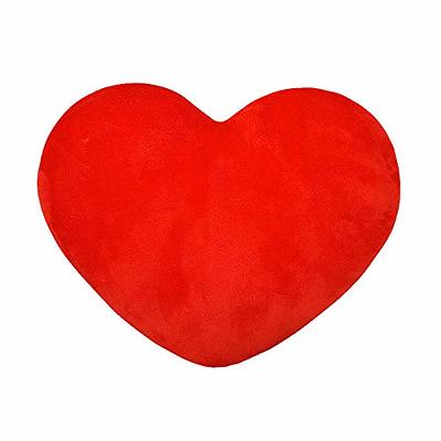 HongMall Cute Plush Red Heart Pillow Cushion Toy Throw Pillows Gift for  Friends/Children/Girls/Dogs on Valentine's Day Fit for  Living/Bed/Dining/Sofa/Cars, 11.8 X 11 Inch (Red) - Yahoo Shopping