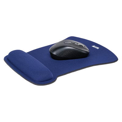 Onn. Mouse Pad with Memory Foam Wrist Rest, Black