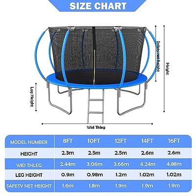 Giantex 7FT 84” Kids Trampoline for Toddlers with Enclosure Net