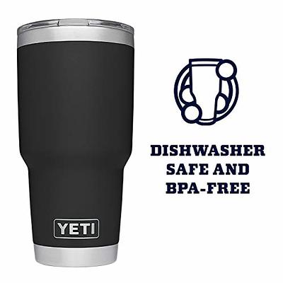 YETI Rambler 30-fl oz Stainless Steel Tumbler with MagSlider Lid, Black at