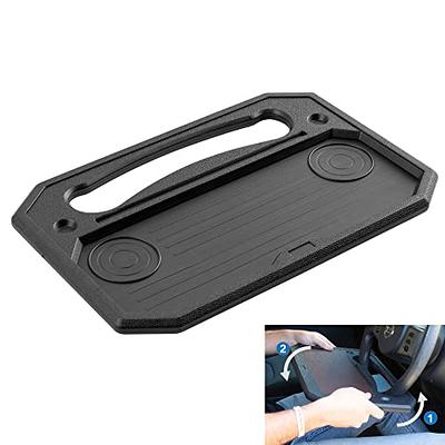 Car Steering Wheel Tray Desk Two Sided For Laptop Drink Food Work