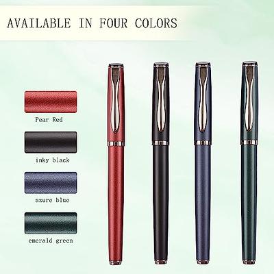 New Luxury Blue Fountain Pen High Quality Metal Inking Pens for