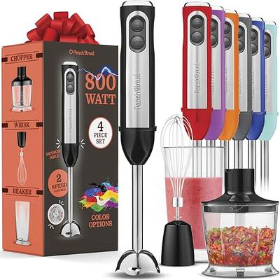 Multi-Purpose 4-in-1 Immersion Hand Blender, Black