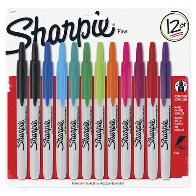 Sharpie Permanent Markers, Ultra Fine Point, Classic Colors, 8 Count 