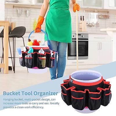  ZIORS Bucket Cleaning Tool Organizer,Wash Tool Caddy 5-Gallon  Organizer,5 Gallon Bucket Holder Cleaning Supplies for Housekeeping : Tools  & Home Improvement