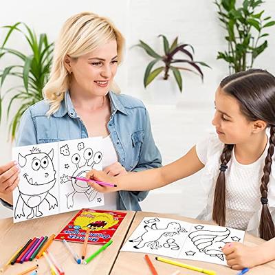  60PCS Halloween Coloring Books for Kids Ages 2,4,8,12