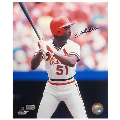 Framed Ozzie Smith St. Louis Cardinals Autographed Scarlett