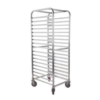 Pan Rack, 20 Tier, 18 x 26 Sheet Pans, Welded Aluminum Frame, 5 Casters,  Winholt AL-1820B