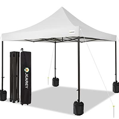 COBIZI 10x15 Pop up Canopy Commercial Heavy Duty Canopy Tent with 4 Si –  CAROMA