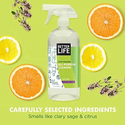 Better Life Cleaning Wipes, Clary Sage & Citrus - 70 wipes