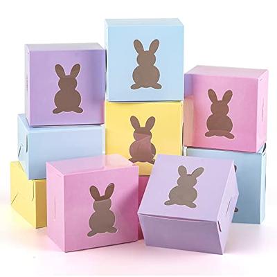 Cute Bunny Gift Wrap Easter Wrapping Paper roll blue Rabbit Pastel packaging