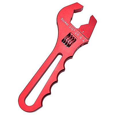 EVIL ENERGY 8AN PTFE E85 Nylon Braided Fuel Hose 20FT Kit Red Bundle with  Adjustable 3AN-16AN Wrench Red Aluminum - Yahoo Shopping