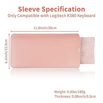 GFANSY PU Leather Keyboard Sleeve for Logitech K380 & MX Keys Mini  Minimalist Wireless Illuminated Keyboard, Travel Sleeve Bag Case, Not  Included Keyboard (PU-Pink) - Yahoo Shopping