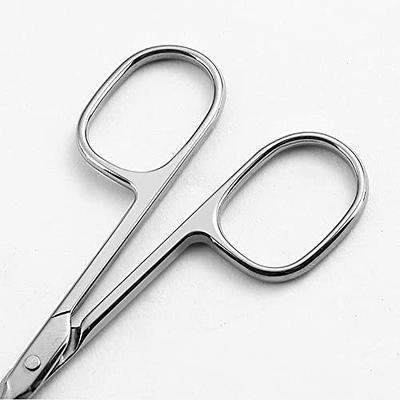 LIVINGO Premium Manicure Nail Scissors Multi-purpose Stainless Steel  Cuticle Beauty Grooming Kit for Eyebrow Eyelash